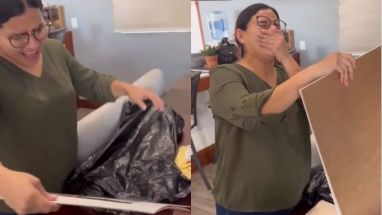 Amor puro: La emocionante reacción de una novia por especial regalo que recuerda a su papá fallecido