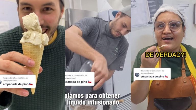 ¡Helado con sabor a empanada de pino! La novedosa creación de chef ruso que dejó sorprendentes reacciones