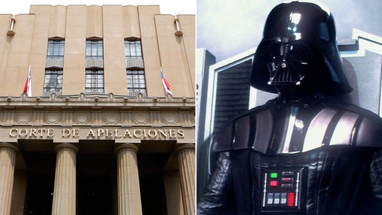 Nada de dominar la galaxia: Darth Vader tuvo que responder por sus crímenes ante la Corte de Valparaíso