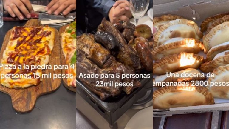 ¿Es realmente barato? Chilena mostró todo lo que comió en Argentina y causó sorpresa con los precios