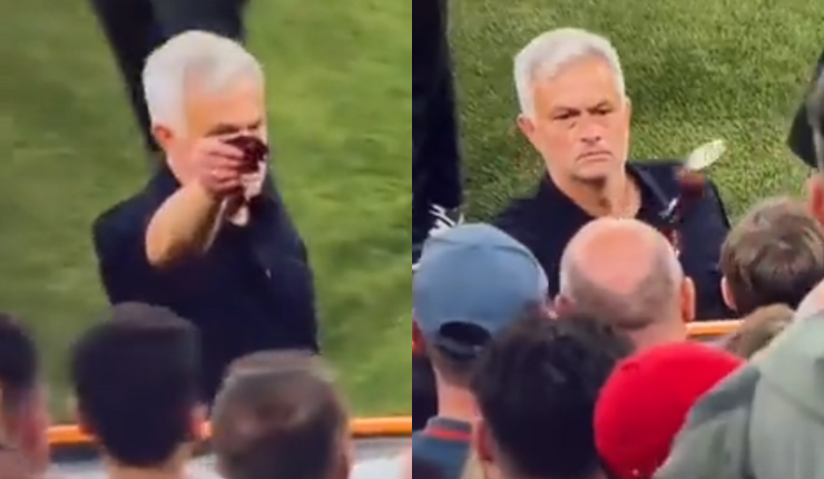 Mourinho hace de las suyas y regala la medalla tras perder en la Europa League: 