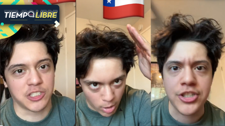 ¡Se indignó! La molestia de tiktoker chileno con texanos por utilizar emoji de la bandera chilena