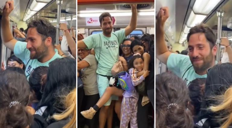 Extranjero subió al vagón de mujeres por error y pasajeras le gritaron de todo: 