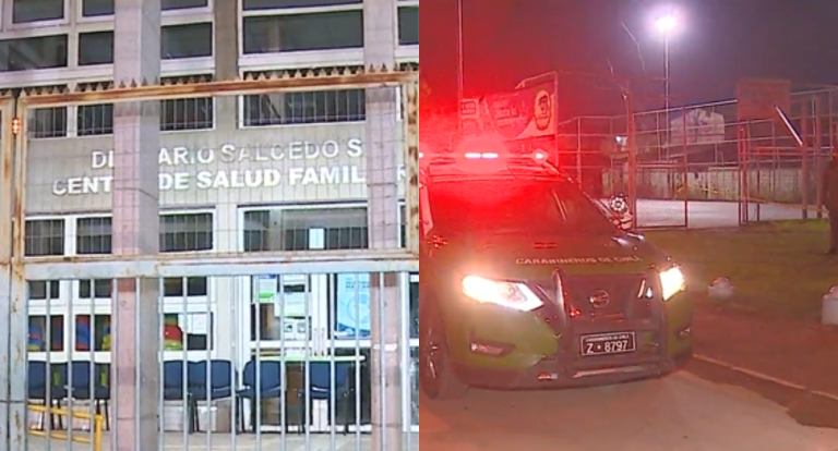 Balacera en El Bosque: Desconocidos percutan disparos afuera de un Cesfam que dejó una persona herida