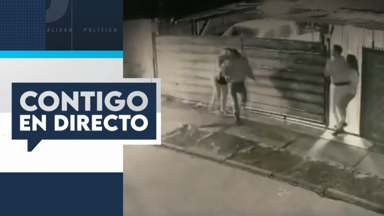 Familia sufrió violento portonazo en Macul: Golpearon con un arma a adulto mayor