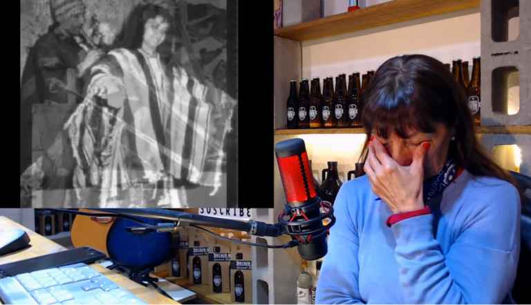 Youtuber argentina se emocionó hasta las lágrimas al reaccionar a icónica canción de Violeta Parra