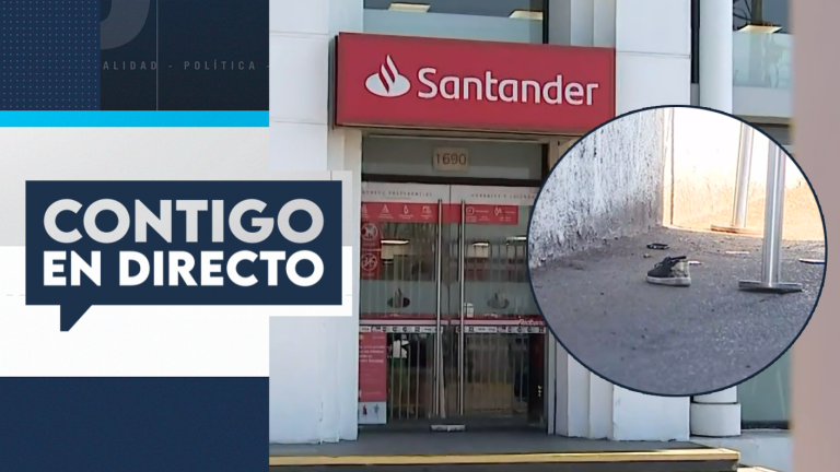 Como la Cenicienta: Robaron banco en Renca y quedó zapatilla de supuesto ladrón