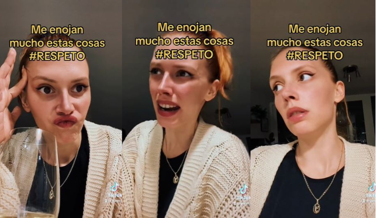 Española tiktoker en Chile furia contra quienes escuchan música sin audífonos en micro: 