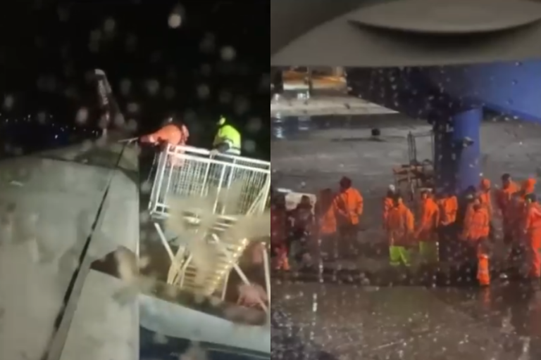 Pasajeros esperaron 5 horas para poder despegar tras congelamiento de las alas del avión en Punta Arenas