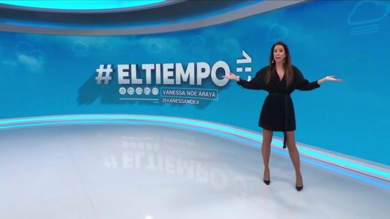 Vanessa Noé y el informe del tiempo para este lunes 5 de junio