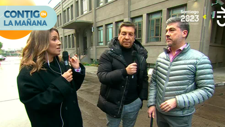 ¡Llegó la lluvia a la capital! JC, Monse y Eduardo Sáez celebraron las primeras gotas