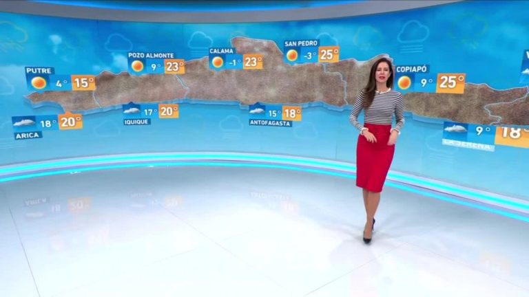 Vanessa Noé y el informe del tiempo para este miércoles 21 de junio