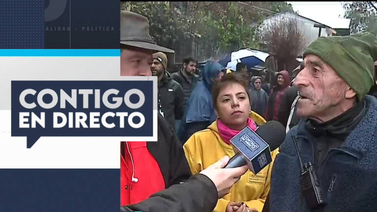 Hubo desprendimiento de terreno: Gob. Orrego conversó con vecinos evacuados desde El Arrayán