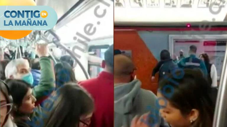 Pasajeros aterrorizados por hombre que sacó cuchillo en el metro