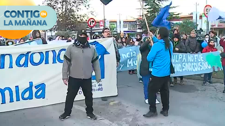 Pobladores de Lo Hermida protestaron por soluciones habitacionales