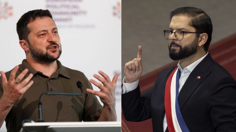 Zelenski elogió al presidente Boric al asegurar que 