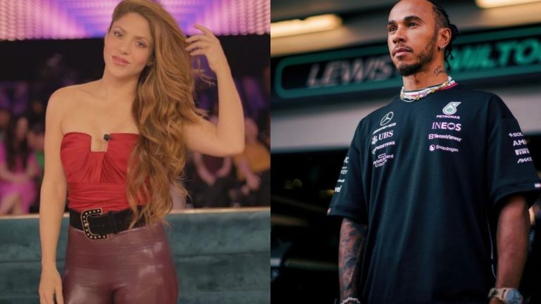 ¡Alerta de nueva foto! Shakira y Lewis Hamilton se fueron de elegante 