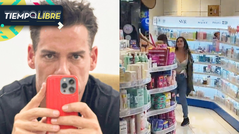 ¡In fraganti! Cristián de la Fuente registró a ladronas robando una farmacia