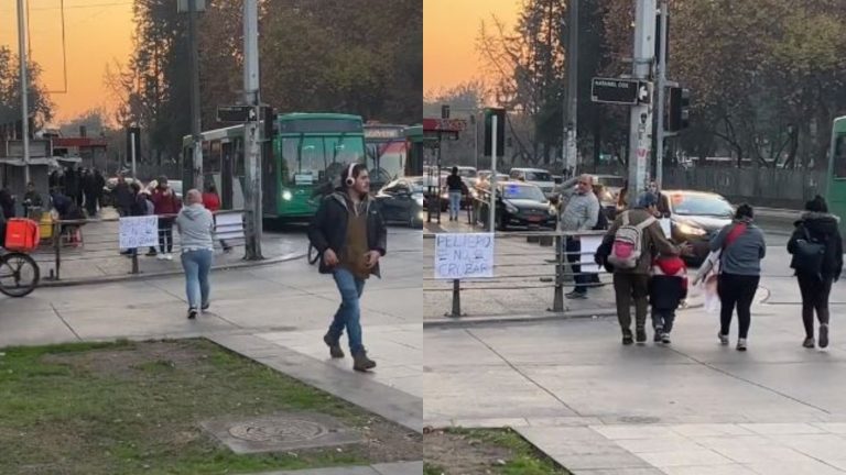 Hasta con niños: Viral revela a gente cruzando en peligrosa esquina donde murió mujer atropellada