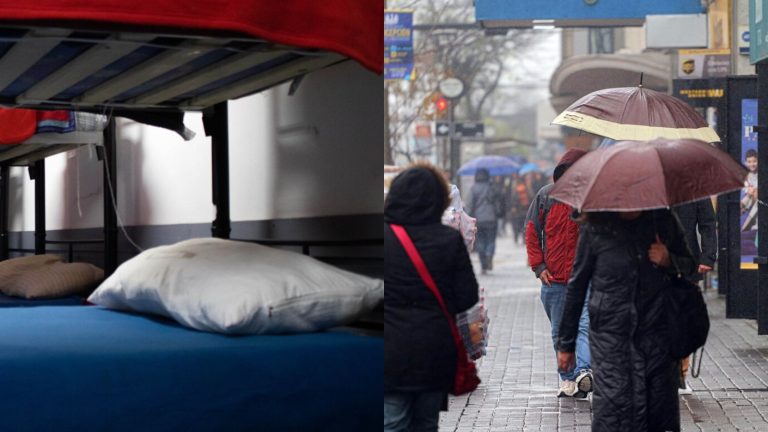 Albergues habilitados para damnificados por sistema frontal ante crecidas de ríos y deslizamientos