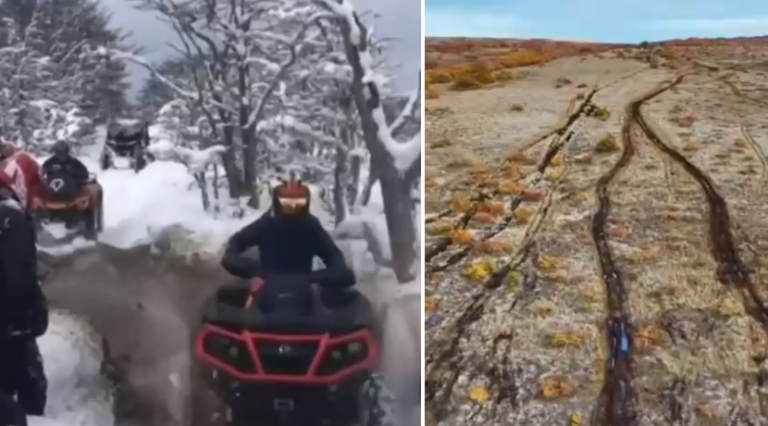 Alerta en Reserva Magallanes por ingreso ilegal de motociclistas: Van 156 hectáreas dañadas