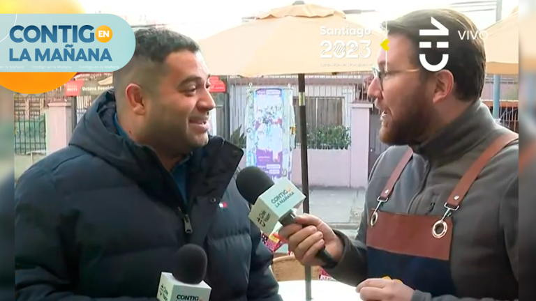 ¡Lo van a retar! Tomás Cancino sorprendió a Luis Ugalde en la tienda de waffles
