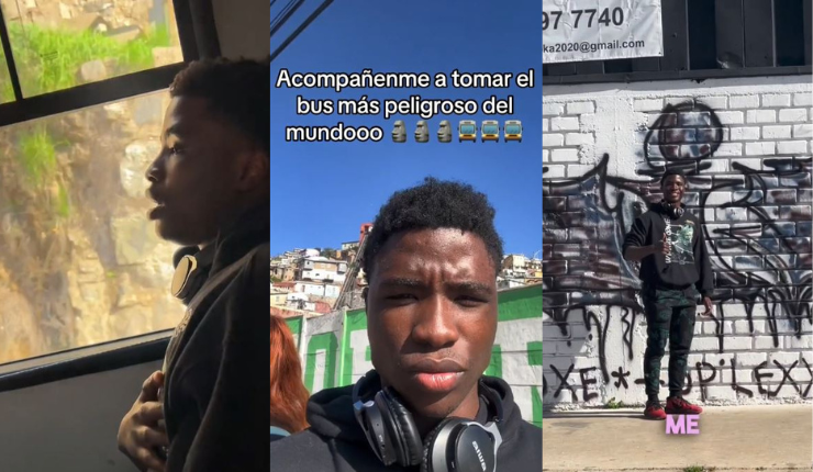 Tiktoker extranjero se viralizó al contar traumático viaje en micro de Valparaíso: 