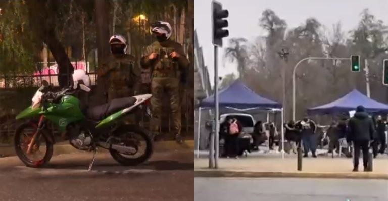 Comerciante acusa que fue baleado por carabinero en medio de fiscalización en sector del Parque O'Higgins