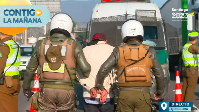 Fiscalización en autopistas: Motorista fue detenido por ocultar patente