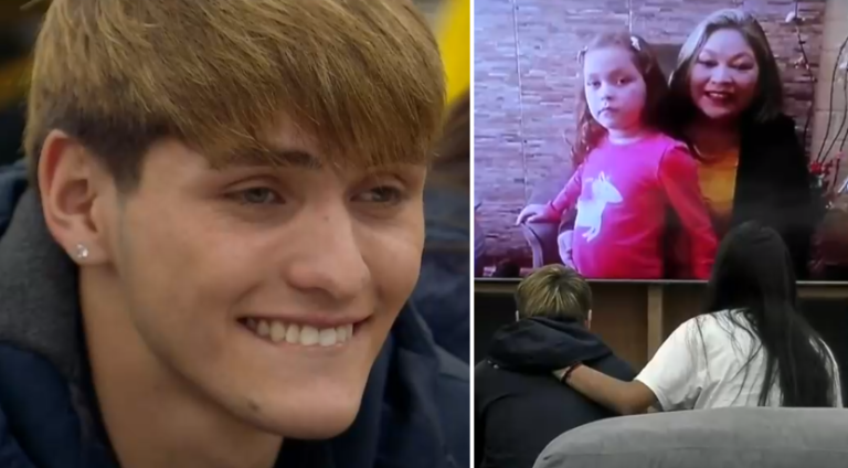 Hans rompió en llanto tras emotivo saludo de su familia: 