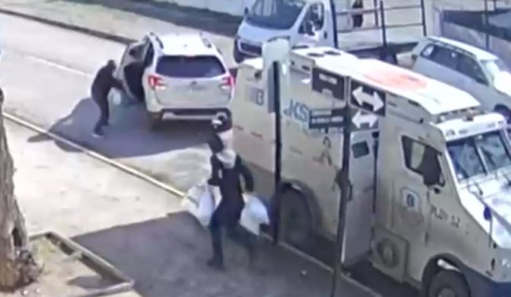 Robo a camión de valores en Puente Alto: Dos personas fueron detenidas como sujetos de interés