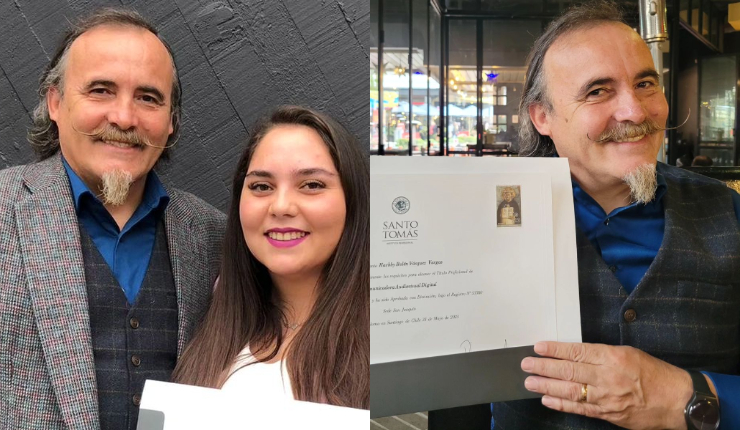 La emoción de Paul Vásquez por logro académico de su hija: 