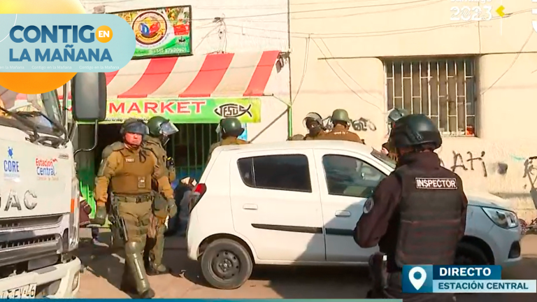 Desalojo de casa tomada en Santiago centro: Encontraron armas y drogas