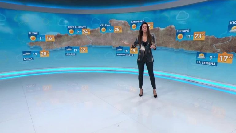Vanessa Noé y el informe del tiempo para este lunes 3 de julio
