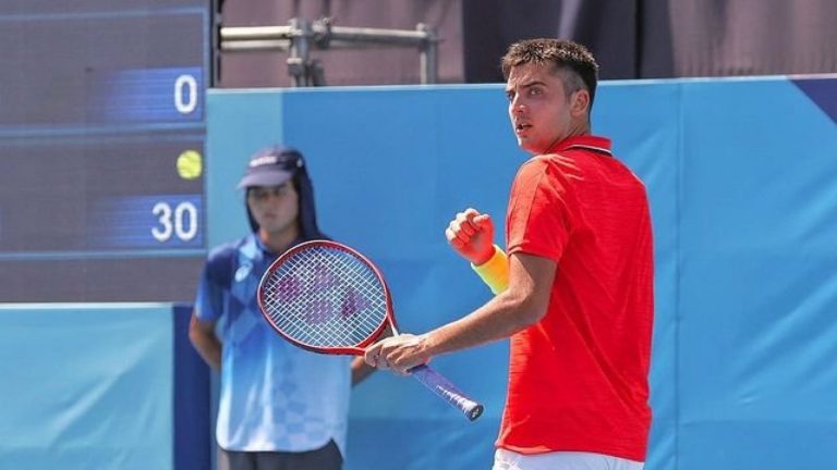 Tomás Barrios cayó ante David Goffin y se despidió de Wimbledon