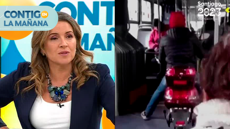 Ahora hasta una moto: Indignación de pasajeros por evasores en la micro