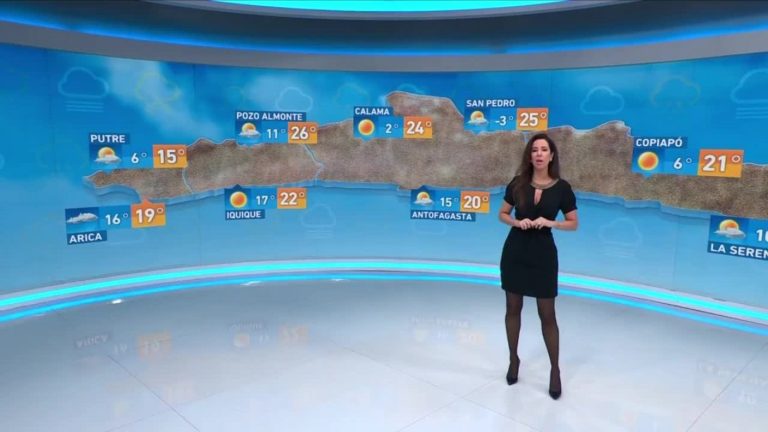 Vanessa Noé y el informe del tiempo para este lunes 17 de julio