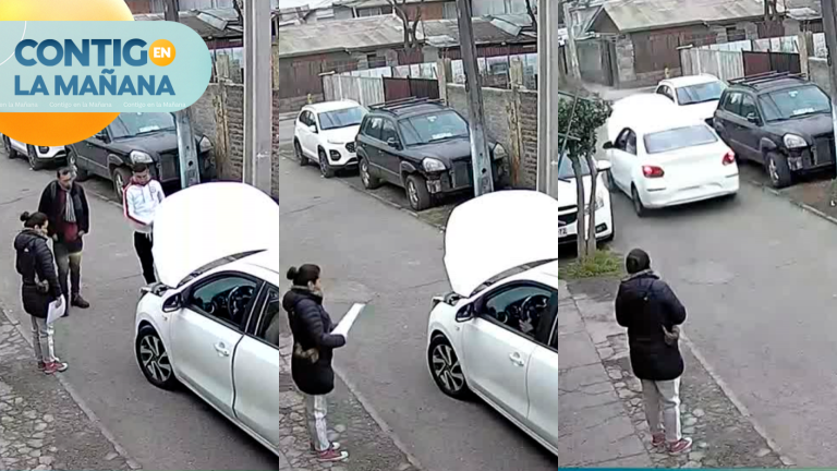 ¡Nunca visto! Registro muestra a ladrón que se hizo pasar por comprador para robar auto