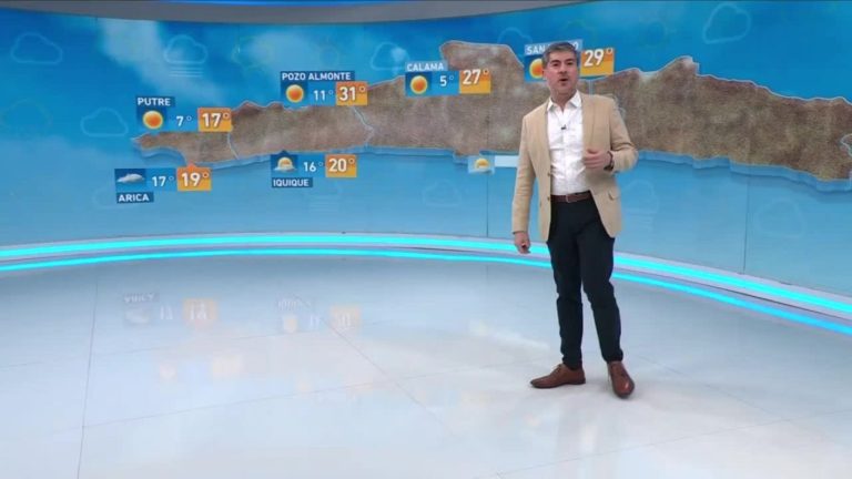 Eduardo Sáez y el informe del tiempo para este martes 1 de agosto