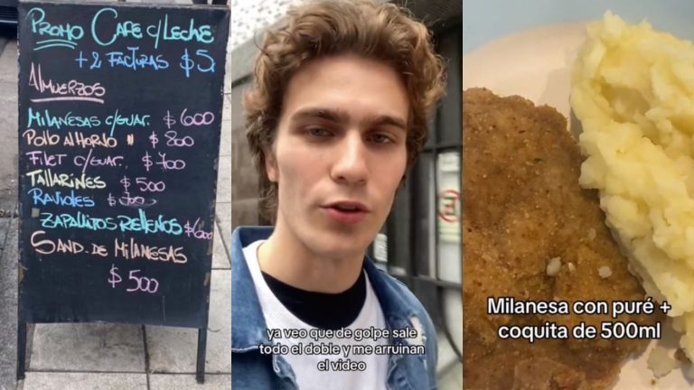 Tiktoker quedó impactado con precios del 