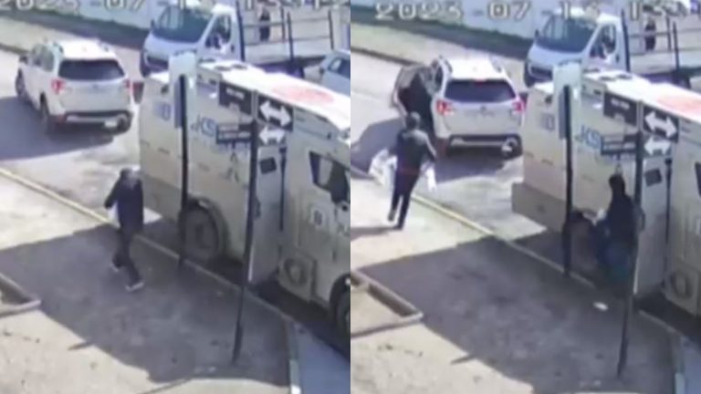 Trabajador estaría implicado: Video clave captó el enigmático robo de $1.400 millones a camión de valores