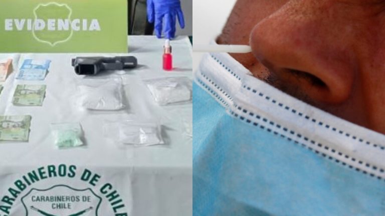 Lo pillaron con la nariz blanca: Chofer se delató por el consumo de drogas y le descubrieron amplio prontuario