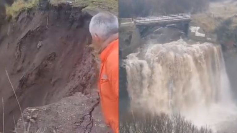 Los efectos de la lluvia: Registros muestran cómo está Coyhaique ante las últimas precipitaciones