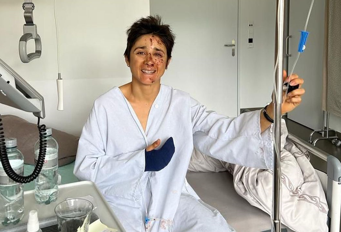 El grave accidente que sufrió Bárbara Riveros en los Alpes suizos: 