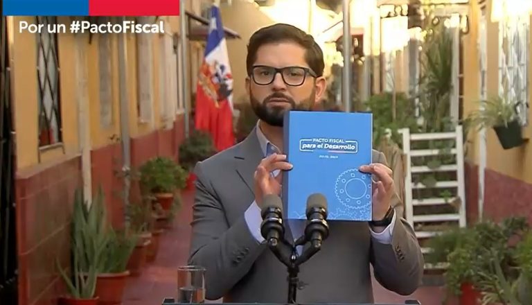 Pdte. Boric entregó los ejes de la propuesta de pacto fiscal: 