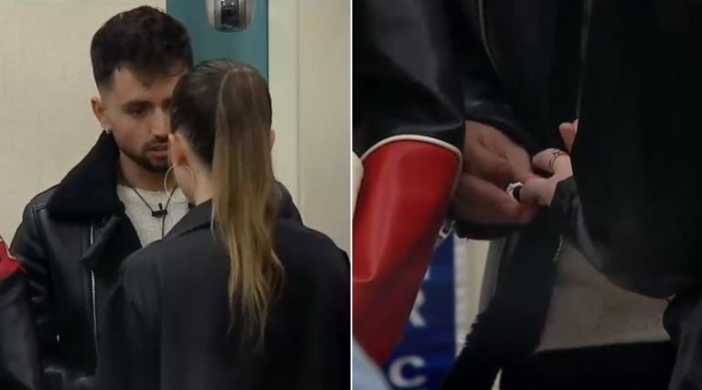 ¡Bombazo en Gran Hermano! Bambino entregó anillo y formalizó su relación con Alessia en fugaz regreso a la casa