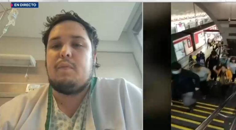 Habla joven baleado en Metro Los Dominicos: 