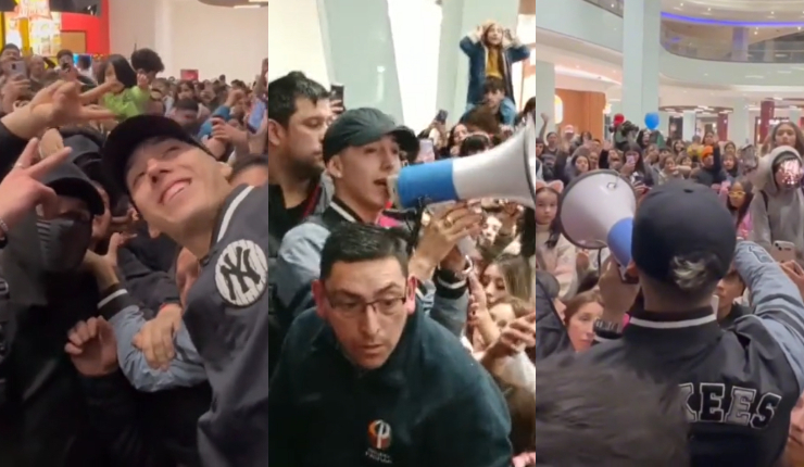 Locura por Pailita en Puerto Montt: Sorprendió en centro comercial y regaló juguetes por el Día de la Niñez