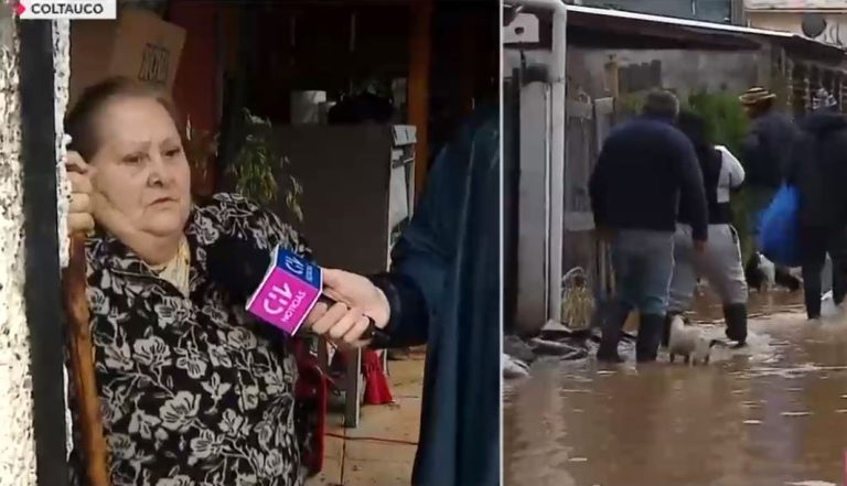 Dramático testimonio de locataria de Coltauco por crecida de río: 