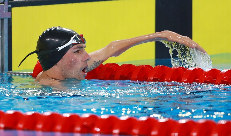 ¡Orgullo! Alberto Abarza consiguió la plata en 100 metros espalda en Mundial de Paranatación